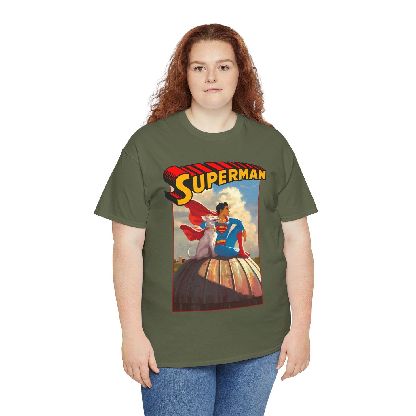 Superman & Krypto T-Shirt - 2025 Movie - Superdog from Krypton - Man of Steel, Smallville - DC Comics