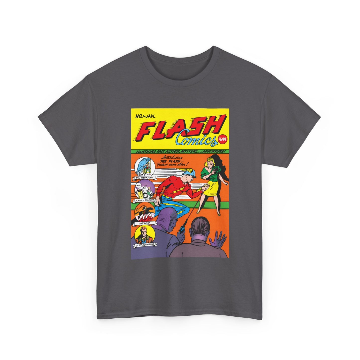 Flash Comics #1 T-Shirt - Jay Garrick, Golden Age Flash - JSA Member - DC Comics