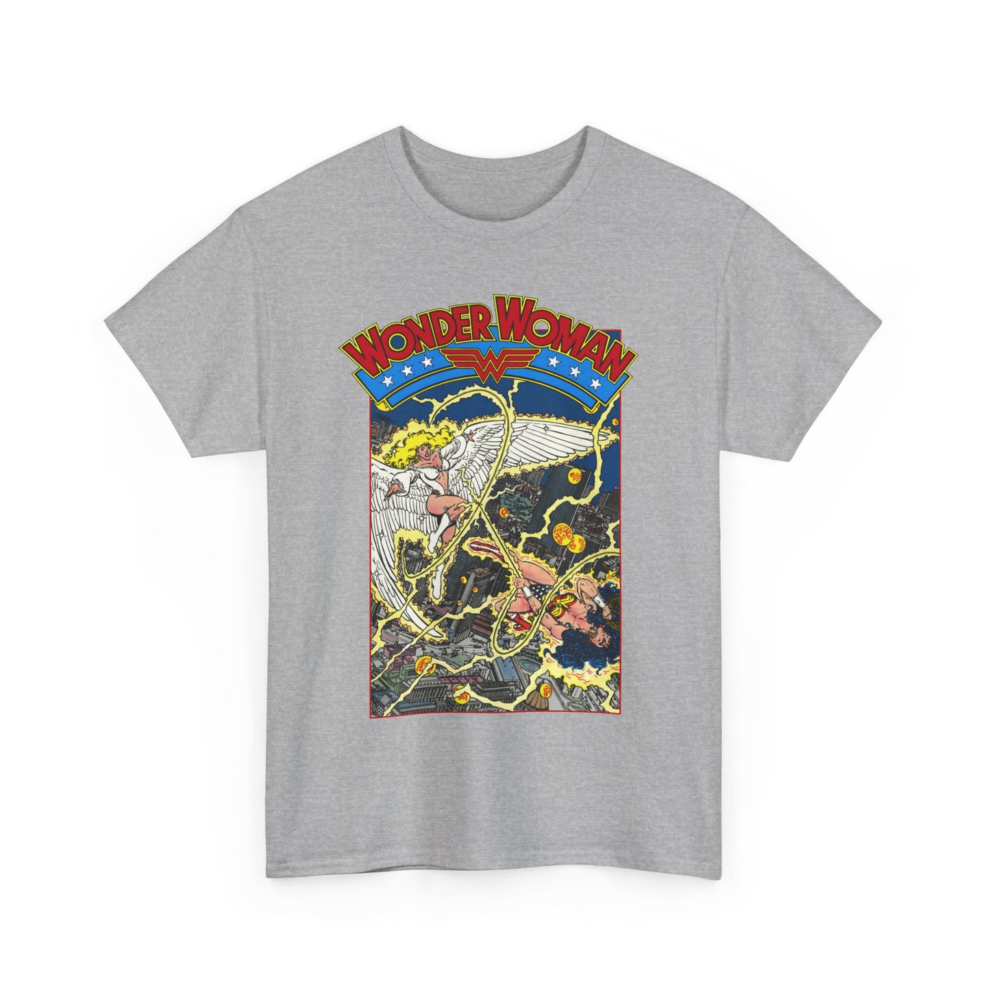 Wonder Woman T-Shirt - George Perez Art - Vs Silver Swan - DC Comics