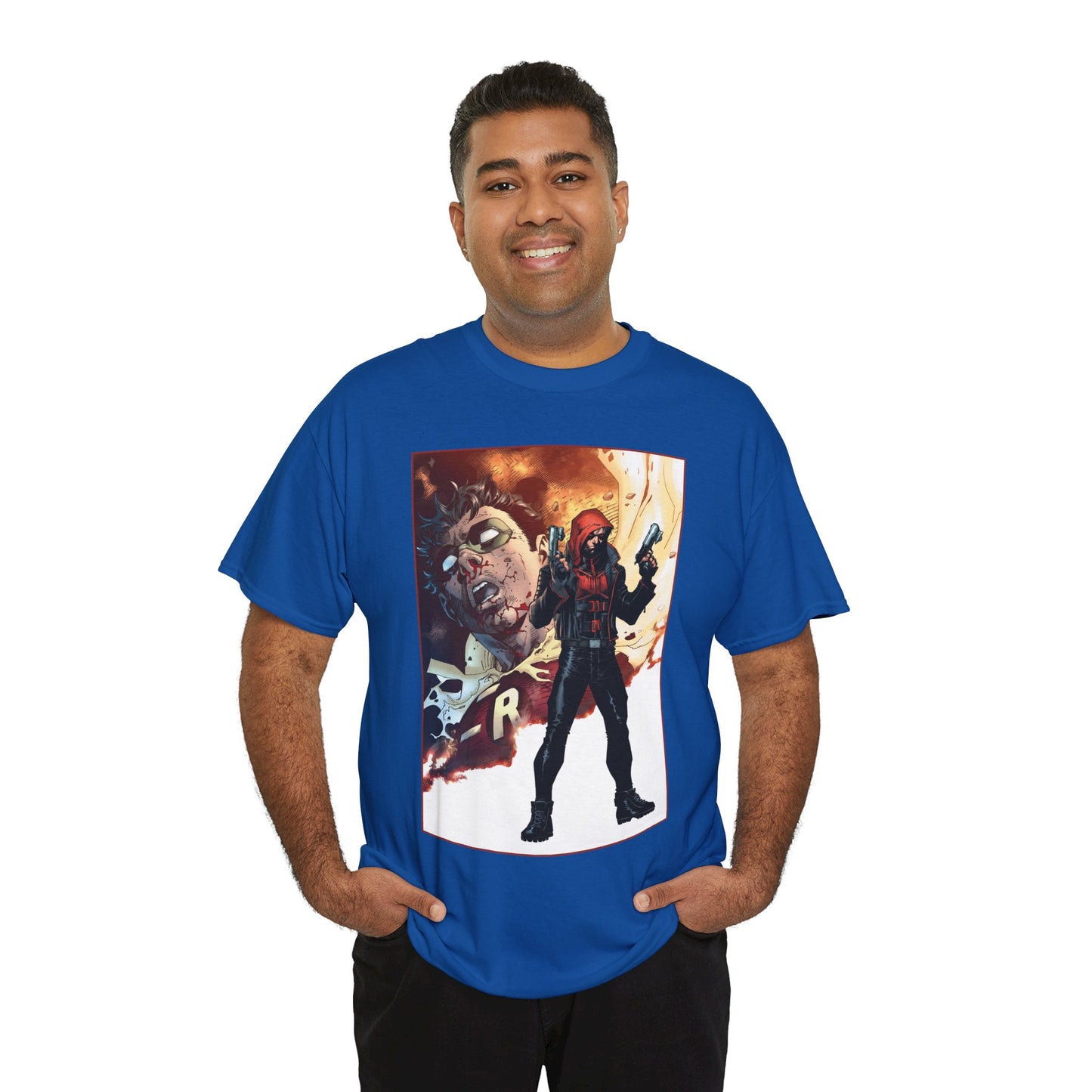 Red Hood T-Shirt - Jim Lee Art - Jason Todd, Batman Sidekick - DC Comics