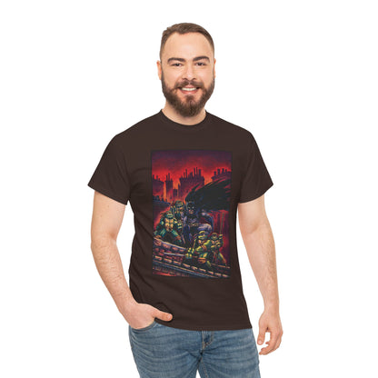 Batman & Teenage Mutant Ninja Turtles T-Shirt - Kevin Eastman Art - TNMT - DC Comics