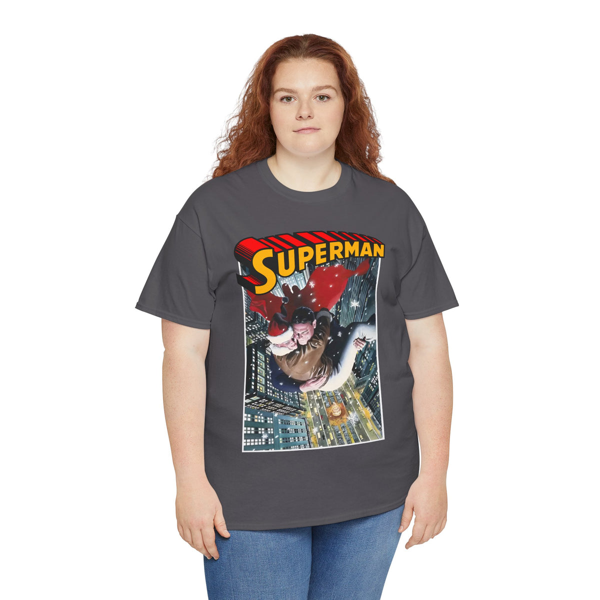 Superman Christmas T-Shirt - Alex Ross Art - DC Comics