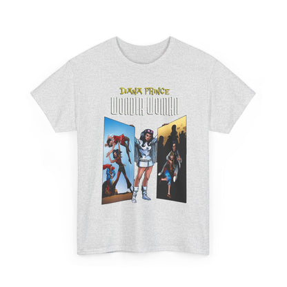 Diana Prince Wonder Woman  T-Shirt - 1970s White Suit Years - Bronze Age DC Comics