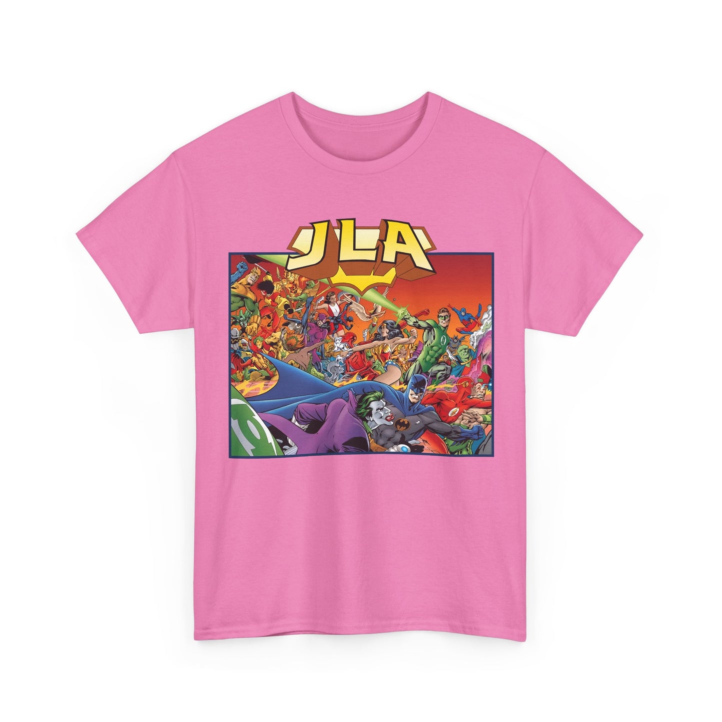 JLA: The Nail T-Shirt - Alan Davis Art - Green Lantern, Batman, Wonder Woman, Flash - DC Comics