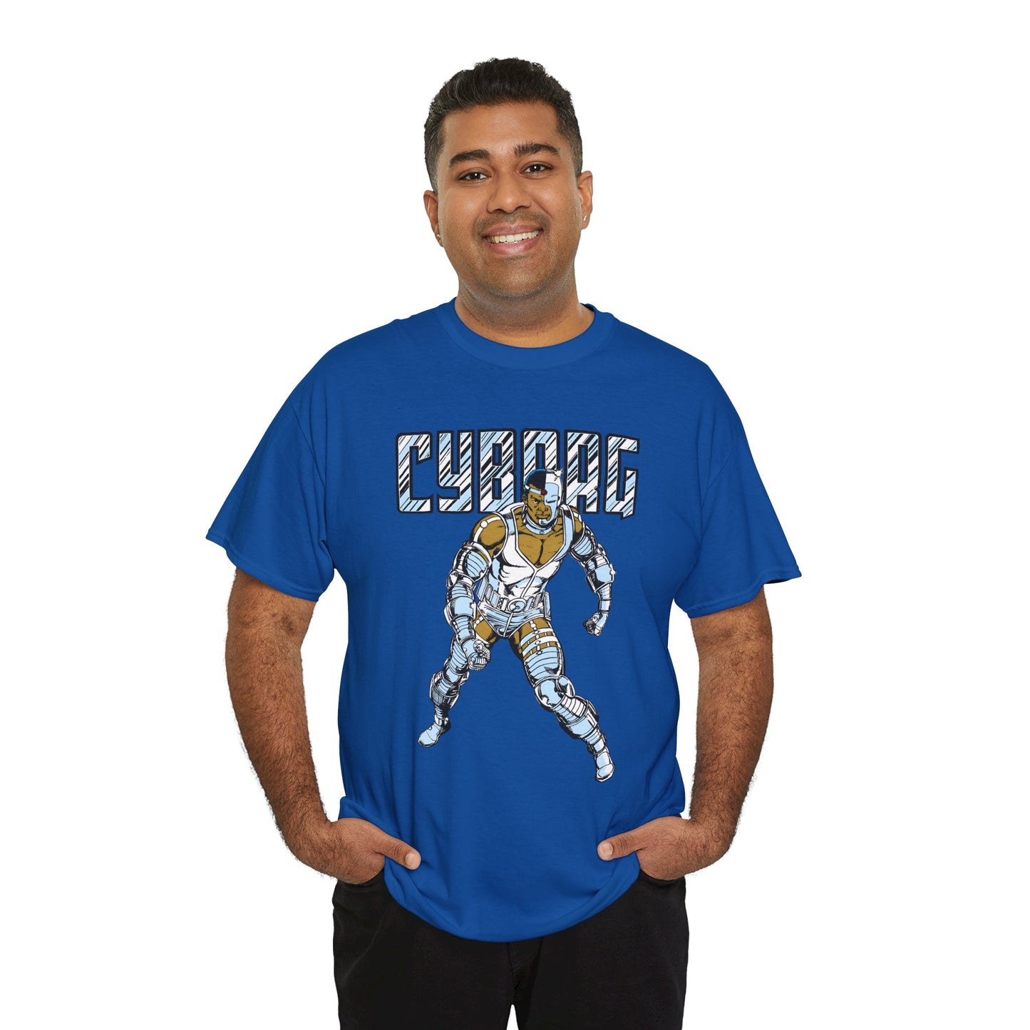 Cyborg T-Shirt - George Perez Art - New Teen Titans, Justice League - Victor Stone - DC Comics