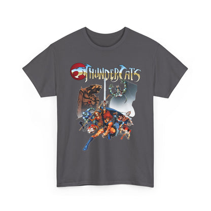 Thundercats T-Shirt - Lion-O, Panthro, Cheetara, Tygra, Snarf, WilyKit and WilyKat, Mumm-Ra