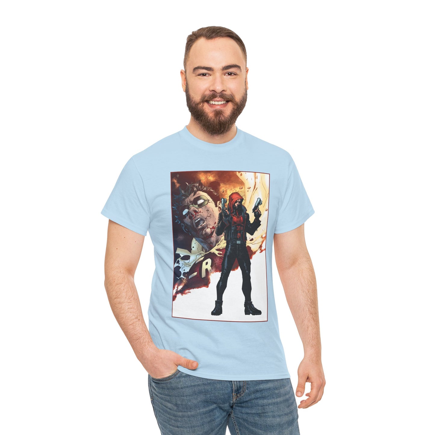Red Hood T-Shirt - Jim Lee Art - Jason Todd, Batman Sidekick - DC Comics