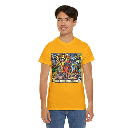 DC One Million T-Shirt - Phil Jimenez Art - Future Versions of Superman, Batman, Wonder Woman, Green Lantern, Flash - DC Comics
