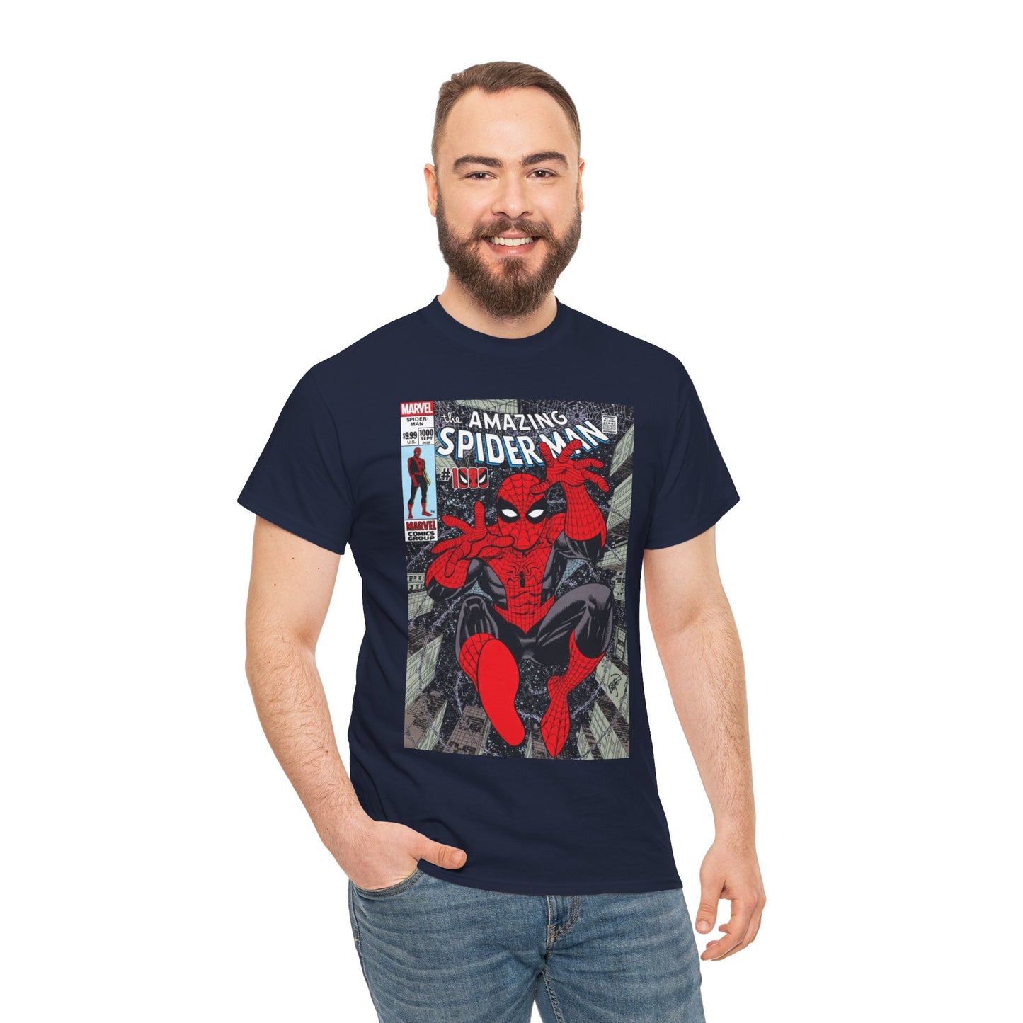 Amazing Spider-Man #1000 T-Shirt - Erik Larsen Art - Anniversary Issue Variant Cover Art - Marvel Comics