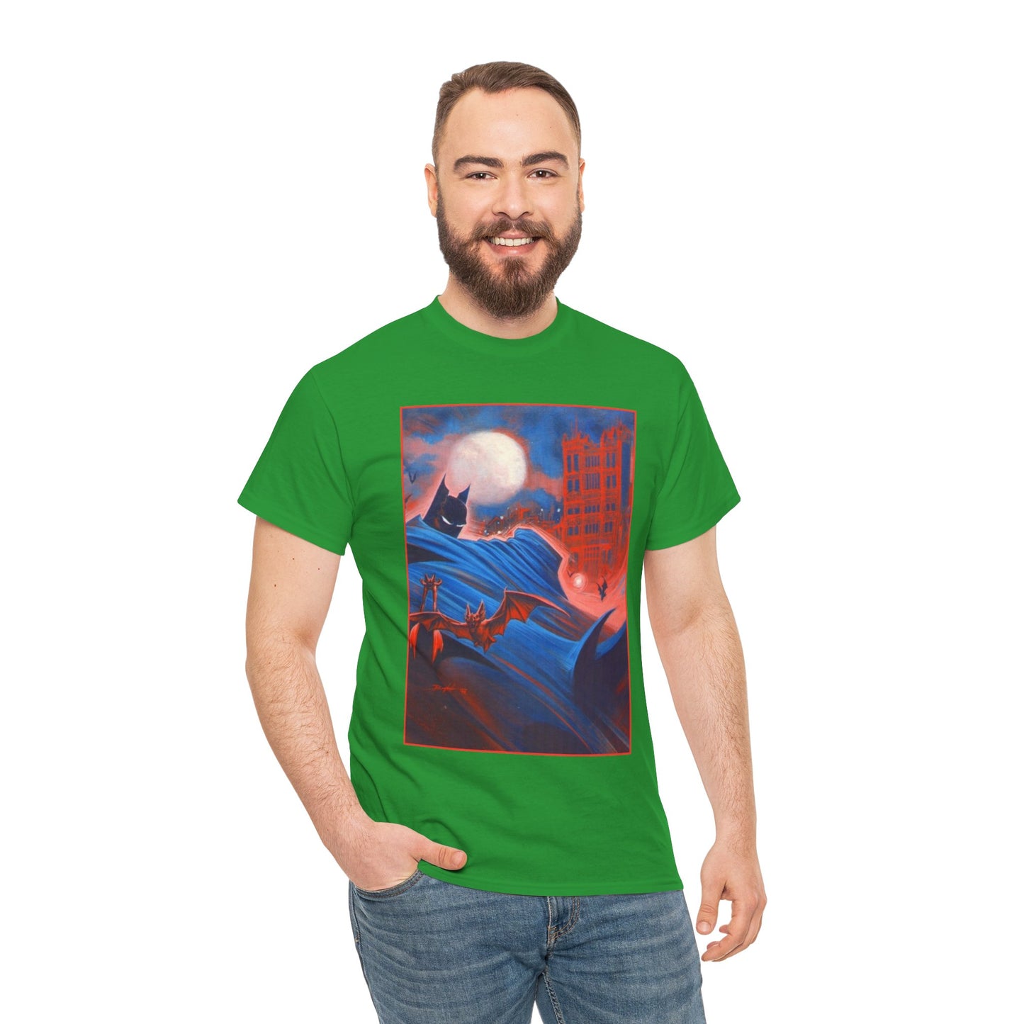 Batman Holy Terror T-Shirt - Norm Breyfogle Painted Promotional Art - Elseworlds - DC Comics