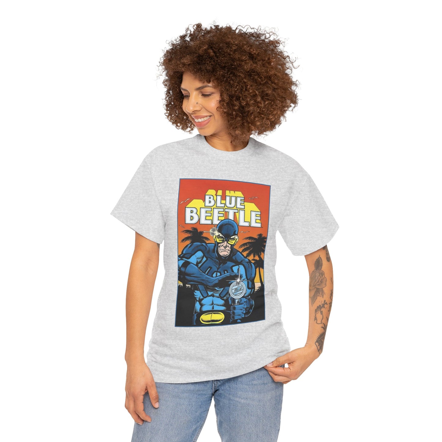 Blue Beetle T-Shirt - Ted Kord - 1980s DC Series - DC Comics