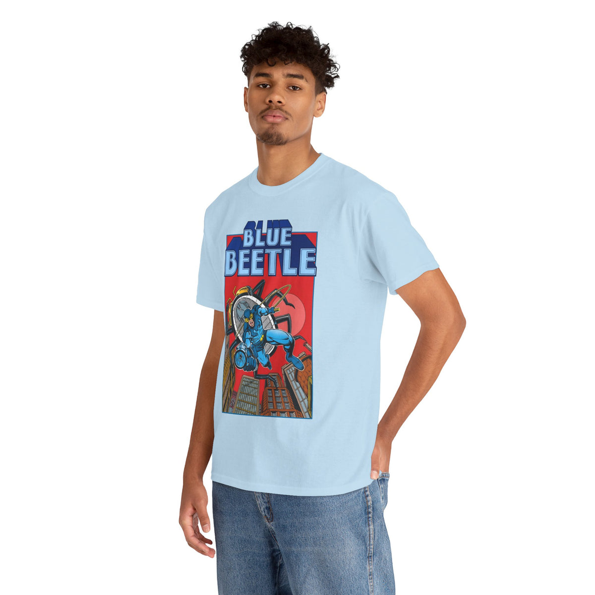 Blue Beetle T-Shirt - Paris Cullins Art - Ted Kord - DC Comics