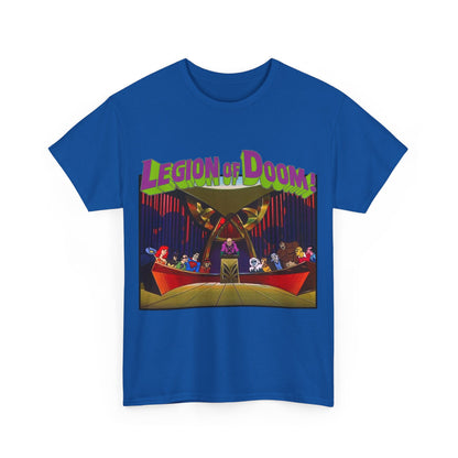 Legion of Doom T-Shirt - Super Friends Cartoon - Lex Luthor, Grodd, Brainiac, Giganta, Riddler, Bizarro, Scarecrow, Hanna-Barbera Animation