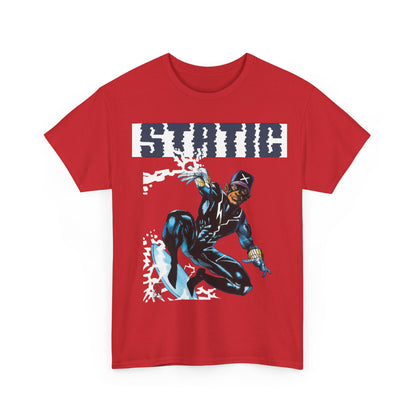 Static T-Shirt - Denys Cowan Art - DC Comics, Milestone Media - Shock to your System