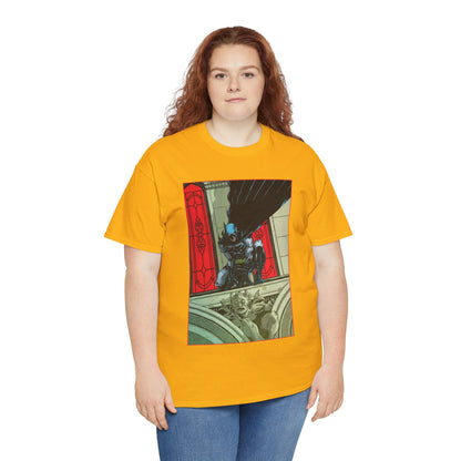 Batman T-Shirt - Cully Hamner Art - Batman Allies Secret Files Cover - Gotham Protector - And a Gargoyle! - DC Comics