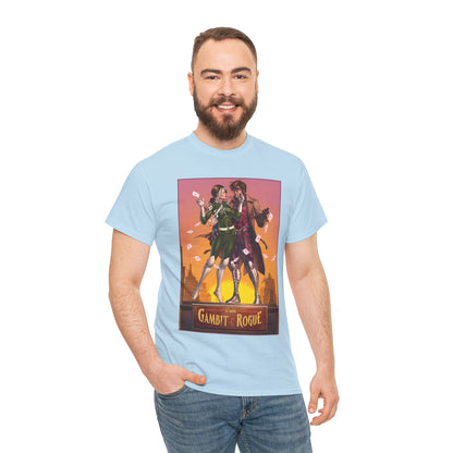 Gambit & Rogue T-Shirt - Mike Choi Art - Popular X-Men Members - Marvel Comics
