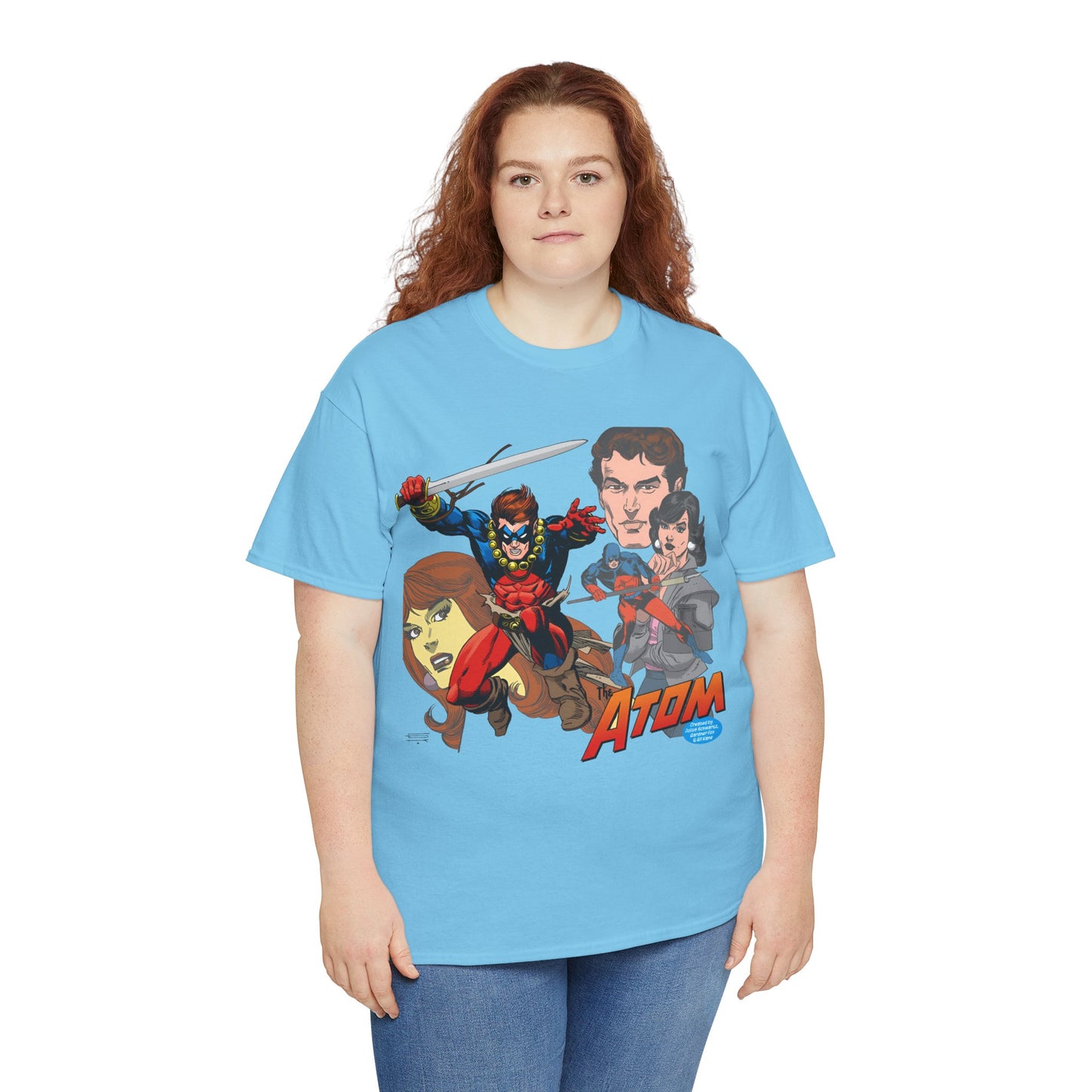 Atom T-Shirt - Gil Kane Art - Who's Who Image - Ray Palmer, JLA Member - Silver Age Hero - DC Comics