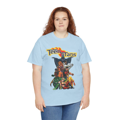 Teen Titans T-Shirt - Michael Turner Art - Cyborg, Raven, Wonder Girl, Superboy, Robin, Starfire - DC Comics