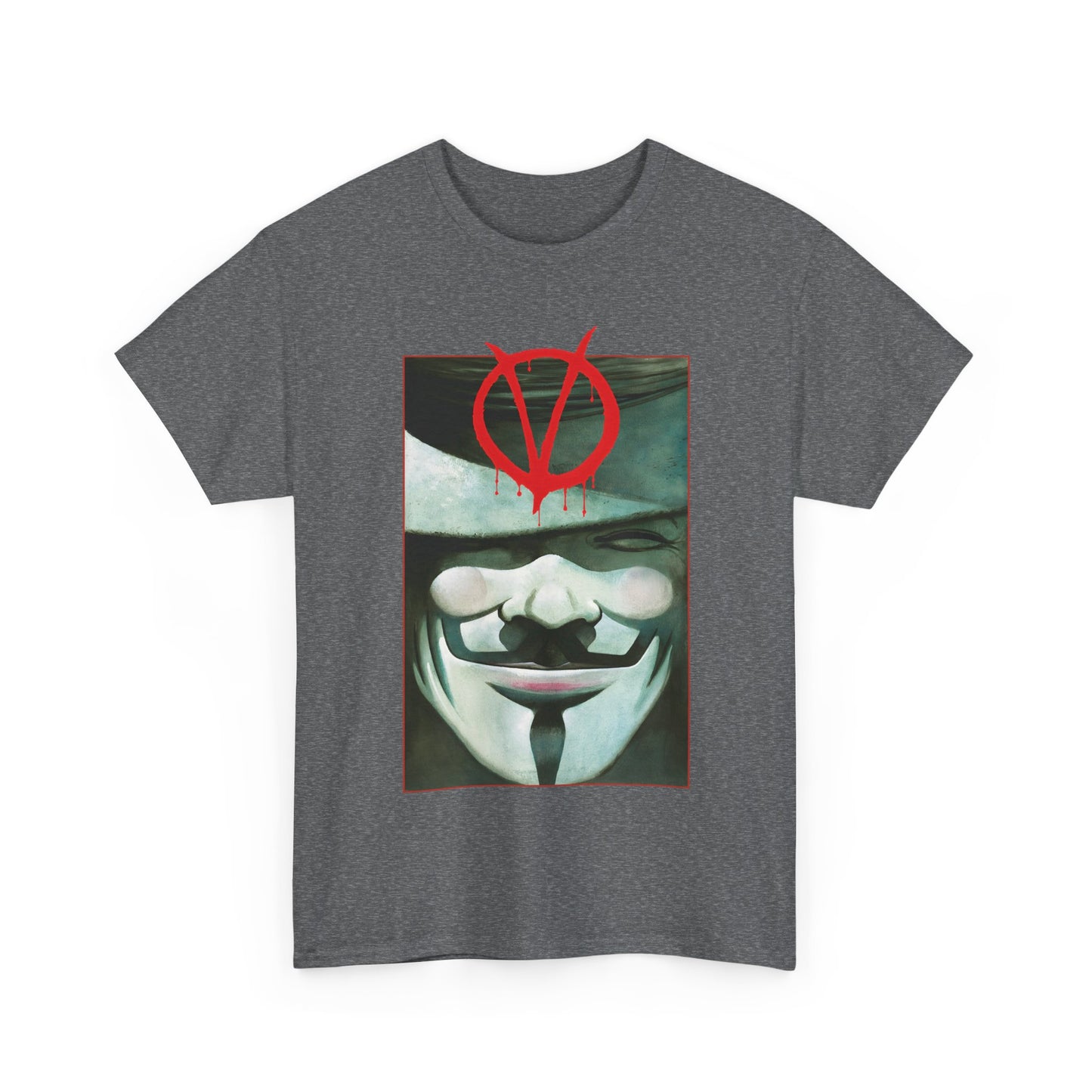 V For Vendetta T-Shirt - David Lloyd Art - Guy Fawkes Mask - DC Comics
