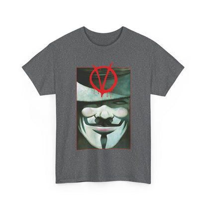 V For Vendetta T-Shirt - David Lloyd Art - Guy Fawkes Mask - DC Comics
