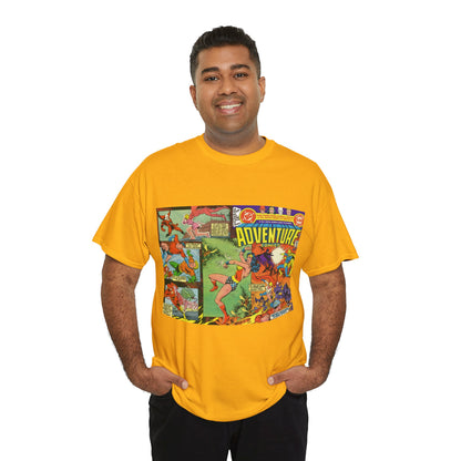 Adventure Comics #463 T-Shirt - Wonder Woman, Dr Fate, Power Girl, Deadman, Aquaman, Aqualad, Flash - DC Comics