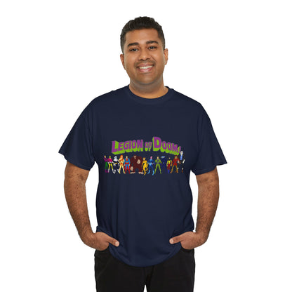 Legion of Doom T-Shirt - Super Friends Villains - Lex Luthor, Giganta, Scarecrow, Grodd, Brainiac, Riddler, Sinestro, Cheetah - Hanna-Barbera Cartoon - Challenge of the Super Friends