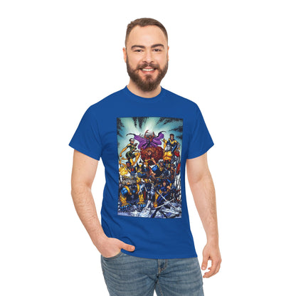 X-Men Revolution T-Shirt - Arthur Adams Art - Jean Grey, Storm, Wolverine, Cable, Rogue, Beast, Colossus, Gambit, Nightcrawler, Psylocke, Thunderbird III - Marvel Comics