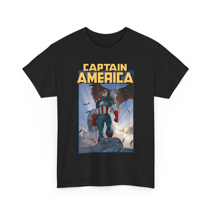 Captain America T-Shirt - Junggeun Yoon Art - Avengers Member - Marvel Comics