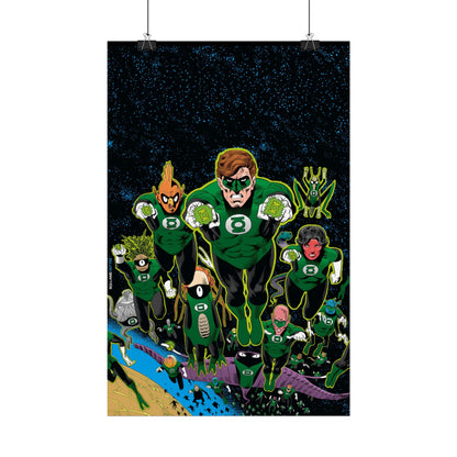 Green Lantern Corps Rolled Poster - Brian Bolland Art - Hal Jordan - DC Comics - Multiple Sizes Up to 24"x36"
