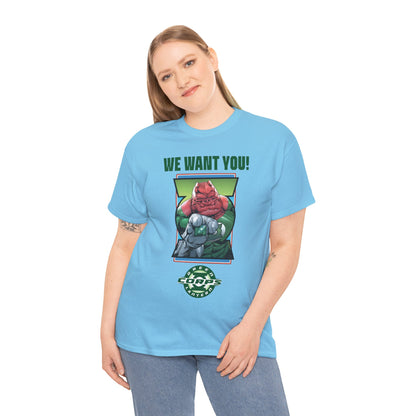 Kilowog T-Shirt - Green Lantern Corps Recruitment Poster - "We Want You!" - DC Comics