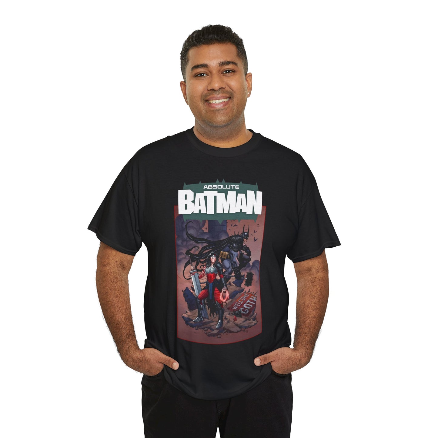 Absolute Batman & Absolute Wonder Woman T-Shirt - Frank Cho Art - DC Comics
