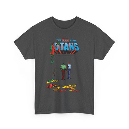 New Teen Titans T-Shirt - George Perez Art - Robin, Kid Flash Quitting - #39 Cover - DC Comics