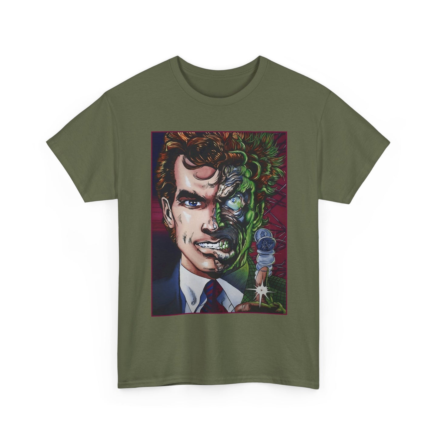 Two Face T-Shirt - Neal Adams Art - DC Comics
