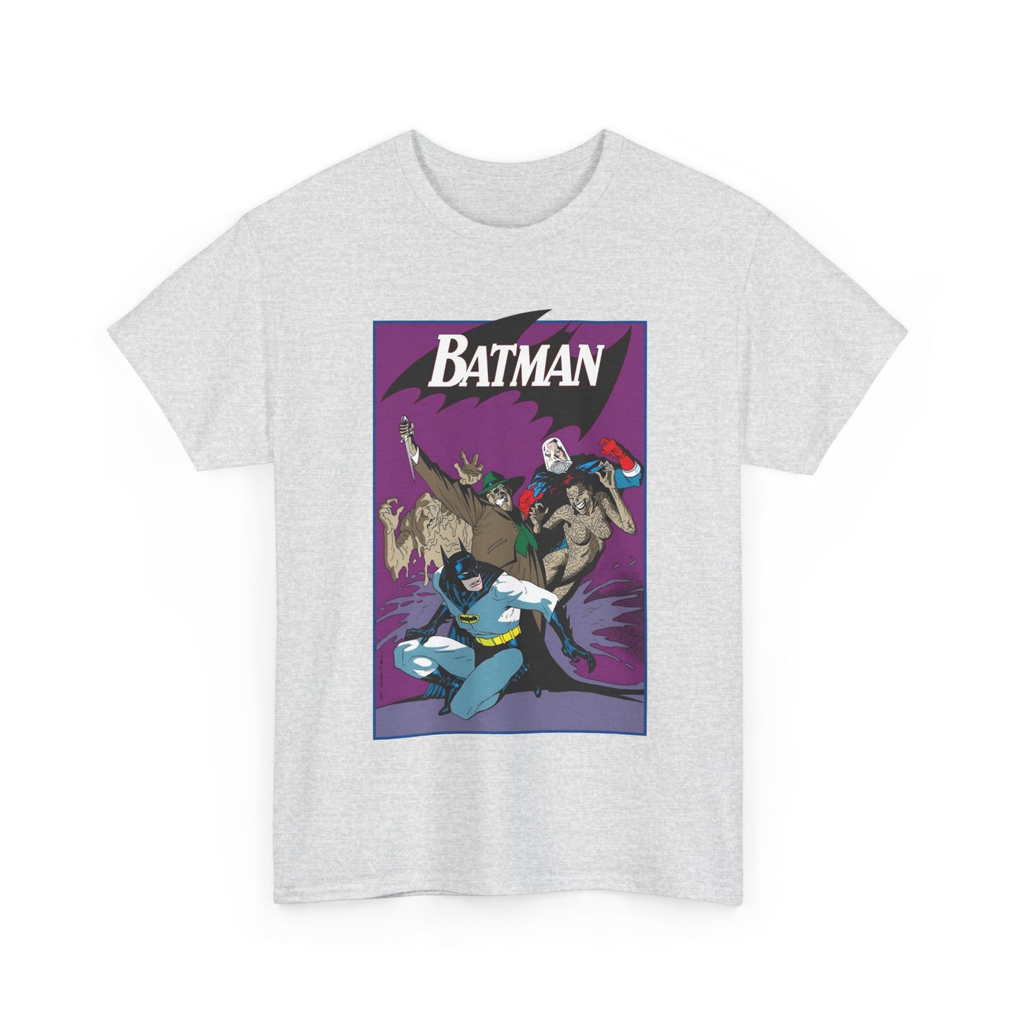 Batman & Clayface T-Shirt - Kevin Nowlan Art - Gotham, Bruce Wayne - DC Comics