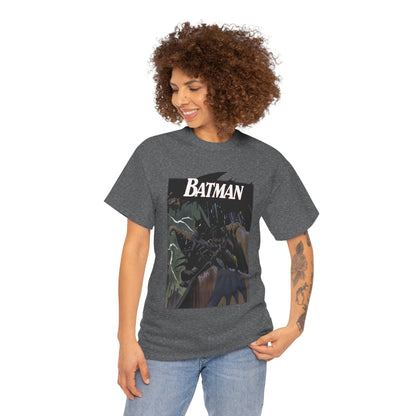 Batman T-Shirt - Norm Breyfogle Art - 1990s Dark Knight Detective - Gotham City - Perched on A Gargoyle - DC Comics