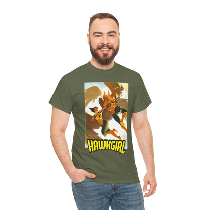 Hawkgirl T-Shirt - David Talaski Art - With Hawkman - DC Comics