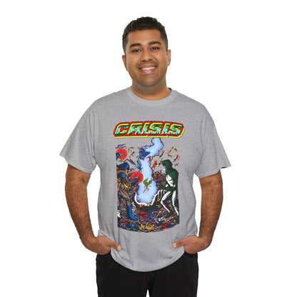Crisis on Infinite Earths T-Shirt - George Perez Art - #10 Cover - Spectre Vs Anti-Monitor - DC Comics