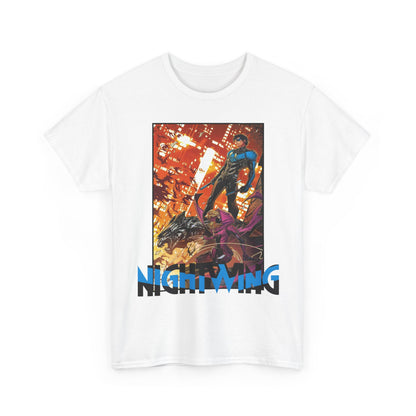 Nightwing & Spoiler T-Shirt - Jonboy Meyers Art - Gotham City & Bludhaven - DC Comics