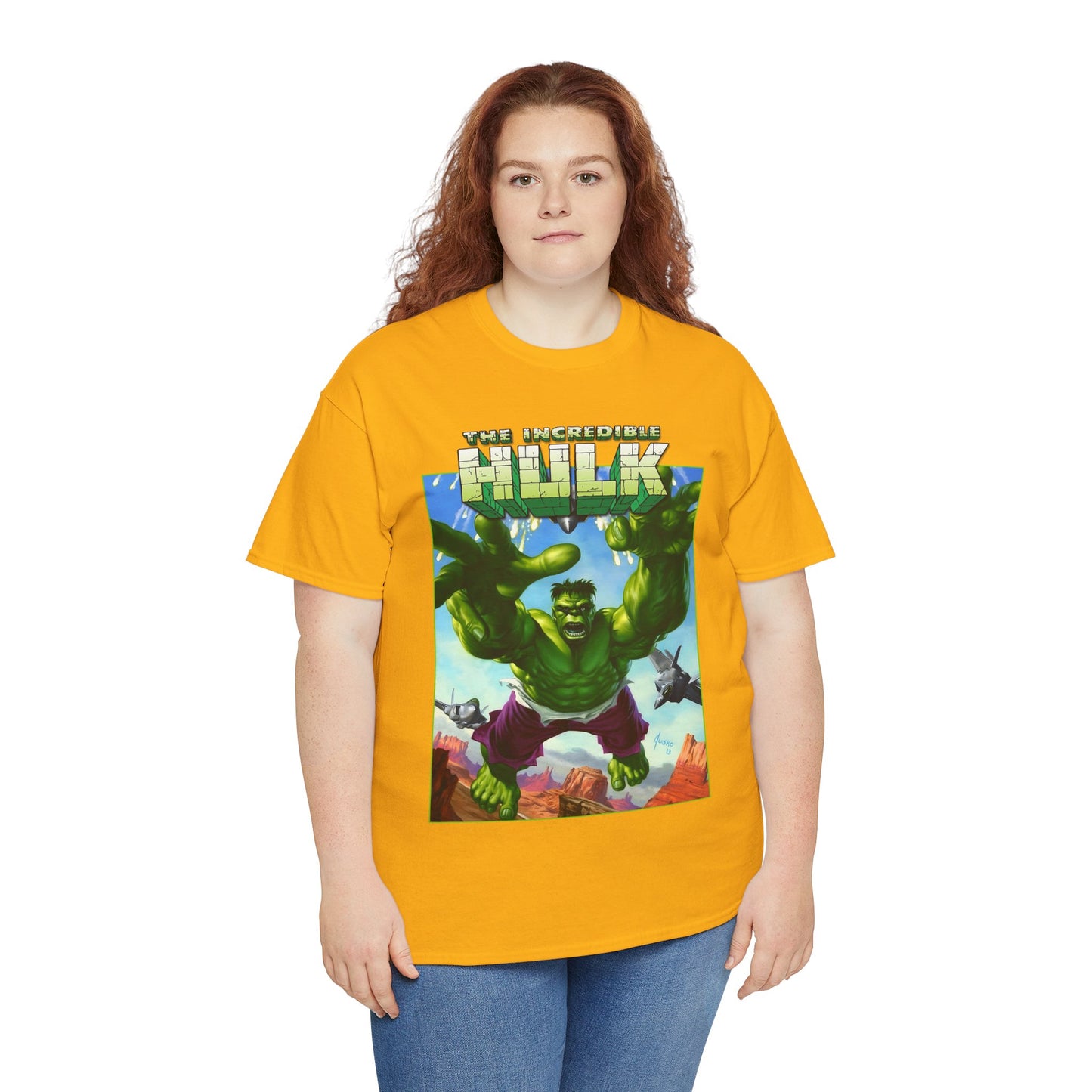 Incredible Hulk T-Shirt - Joe Jusko Art - Bruce Banner - Marvel Comics