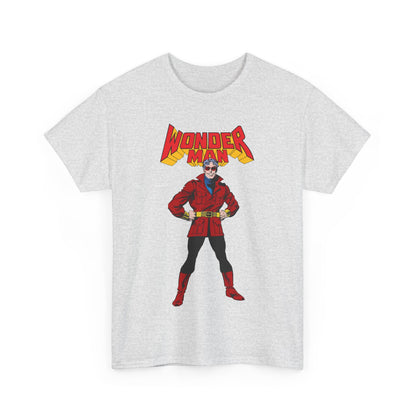 Wonder Man T-Shirt - George Perez Art - West Coast Avengers - Marvel Comics - Simon Williams - Safari Jacket Look