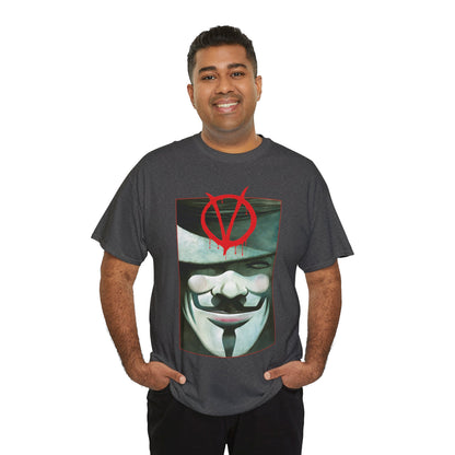 V For Vendetta T-Shirt - David Lloyd Art - Guy Fawkes Mask - DC Comics