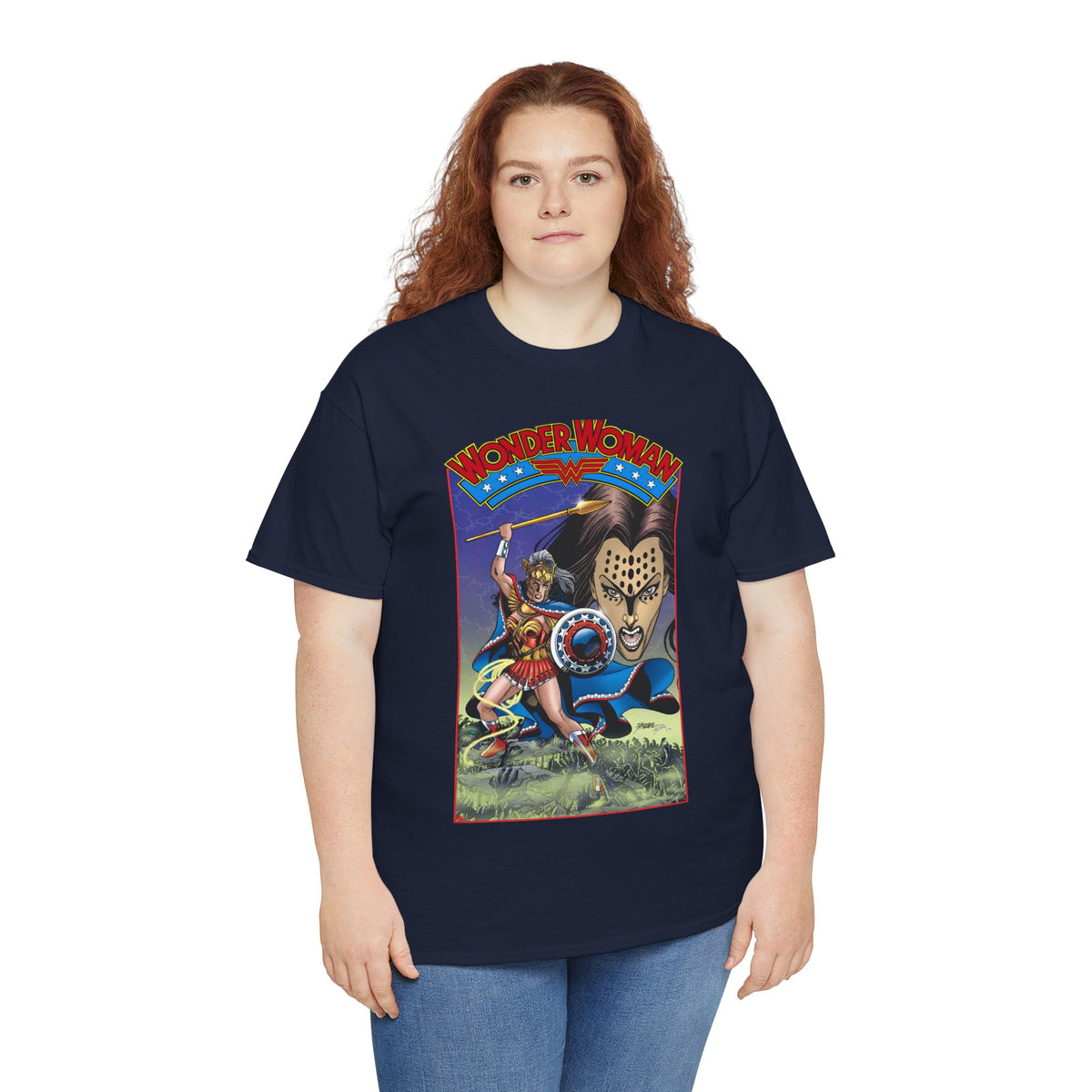 Wonder Woman T-Shirt - George Perez Art - Cheetah, 1980s - DC Comics