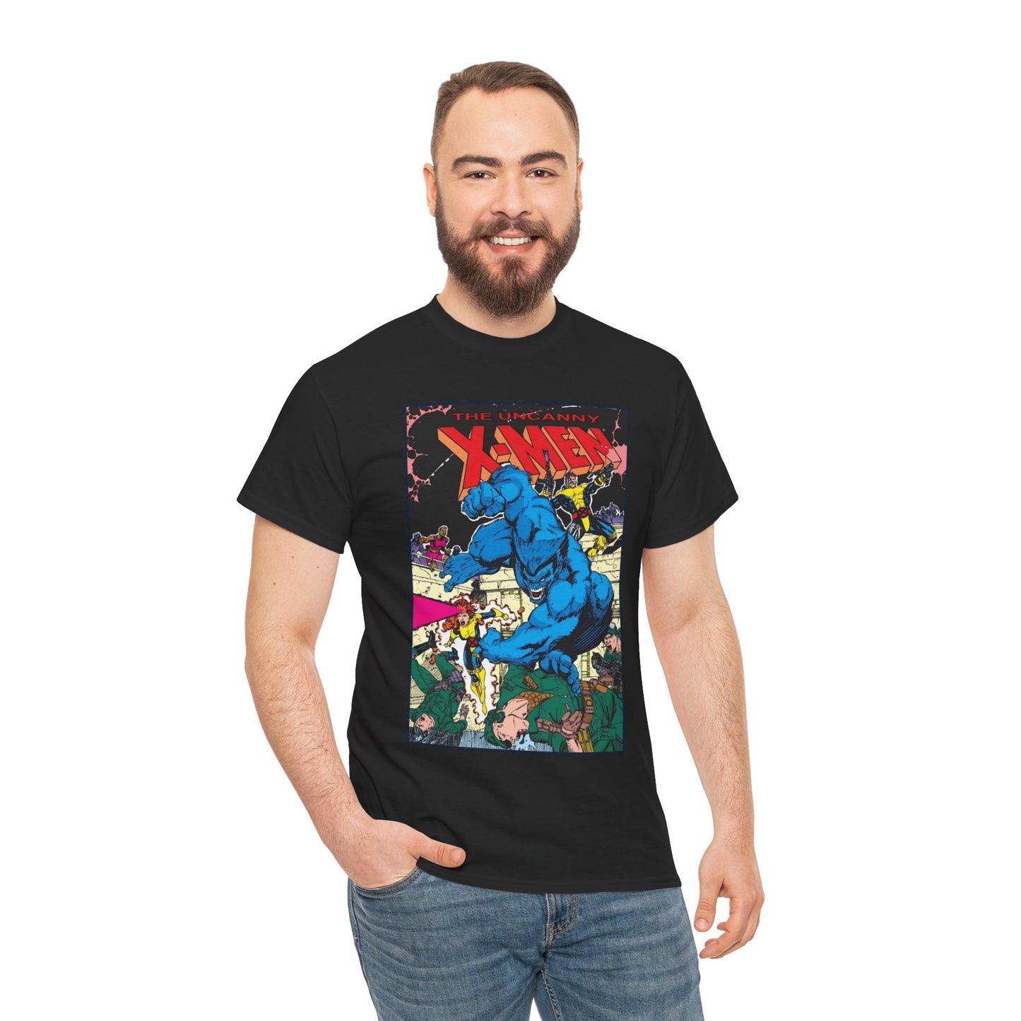 Uncanny X-Men T-Shirt - Jim Lee Art - Beast, Forge - Marvel Comics