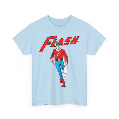Golden Age Flash T-Shirt - John Byrne Art - Justice Society/JSA Member - Jay Garrick - Speedster