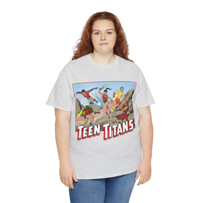 Teen Titans T-Shirt - Tom Grummett Art - Robin, Wonder Girl, Kid Flash, Speedy, Aqualad - DC Comics