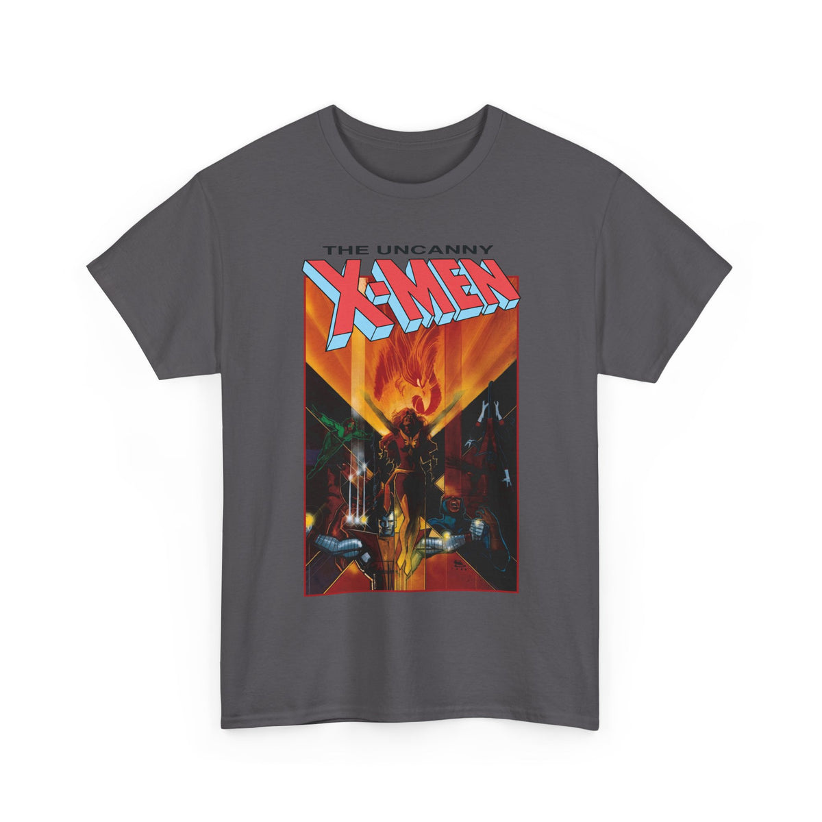 Uncanny X-Men T-Shirt - Bill Sienkiewicz Art - Phoenix, Cyclops, Colossus, Wolverine - Marvel Comics