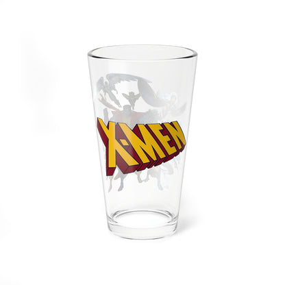 Uncanny X-Men Pint Glass 16oz - Wolverine, Storm, Cyclops, Jean Grey, Banshee, Iceman, Angel, Nightcrawler, Colossus - Arthur Adams Art - Marvel Comics