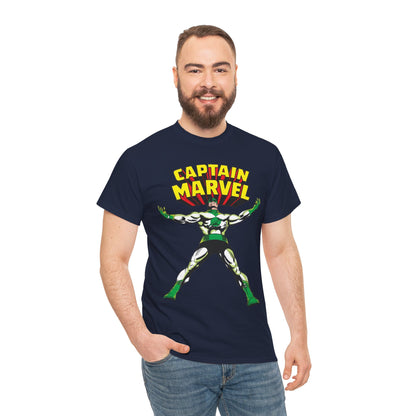 Captain Marvel T-Shirt - Gene Colan Art - #1 Cover Art, 1968 - Marvel Comics