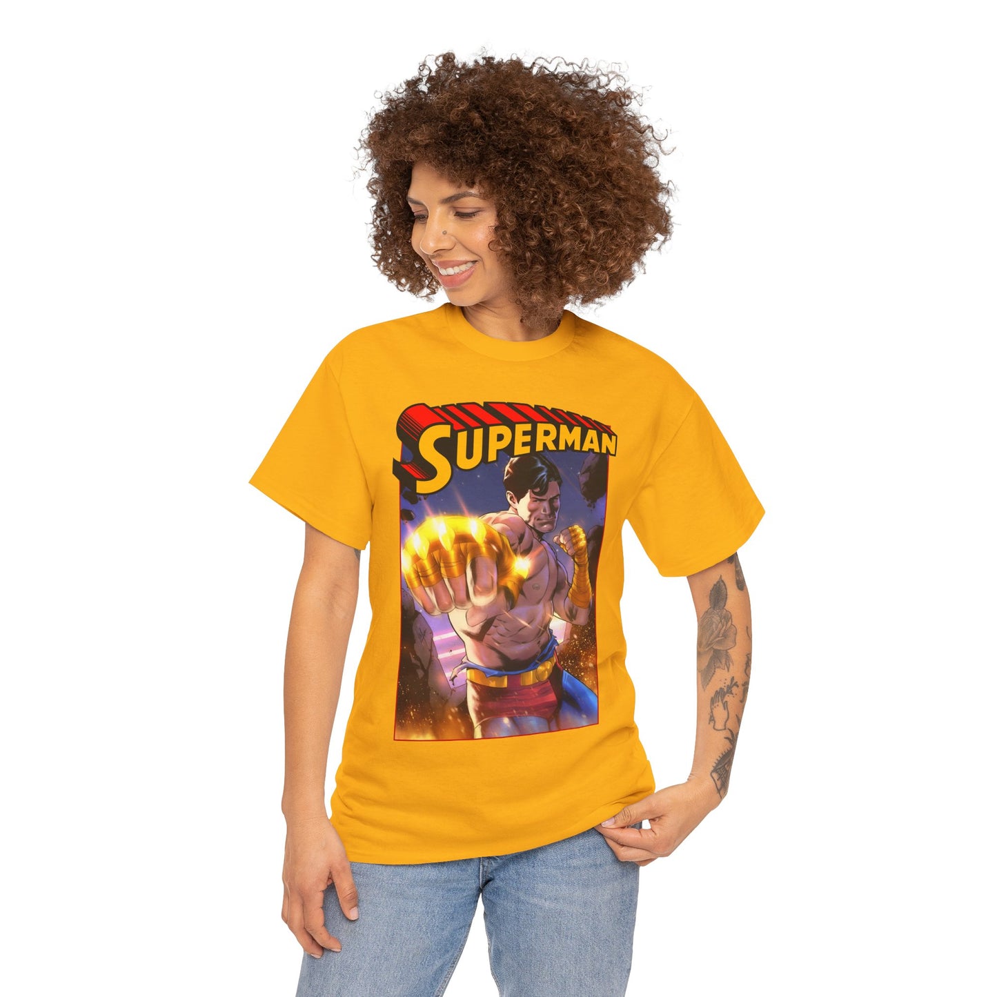 Superman T-Shirt - Lucas Meyer Art - DC K.O. Cover Art - Man of Steel - DC Comics