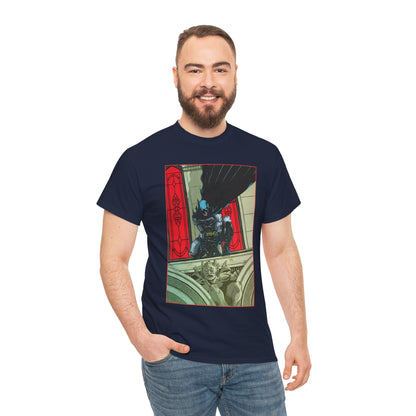Batman T-Shirt - Cully Hamner Art - Batman Allies Secret Files Cover - Gotham Protector - And a Gargoyle! - DC Comics